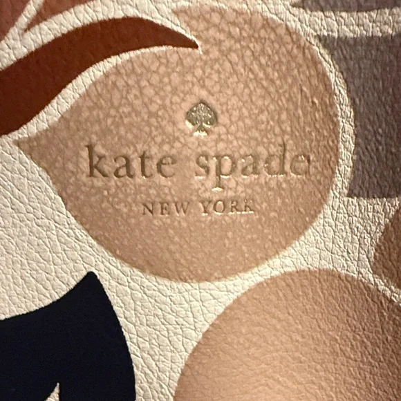 Kate Spade Floral Tote - Cream, Tan, Black, Pink - Picture 7 of 12